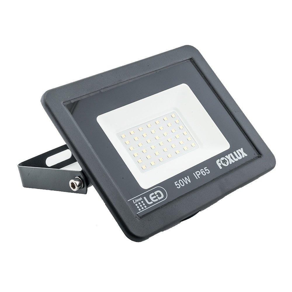 Foto 2 de Refletor Foxlux Led 50W 6,5K 30000H Preto
