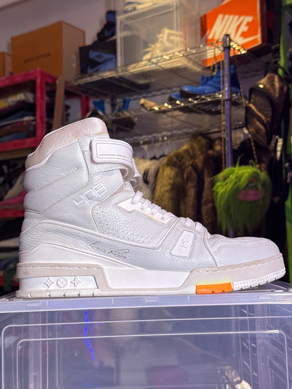 Louis Vuitton Trainer High Top Grey — 42, Usado