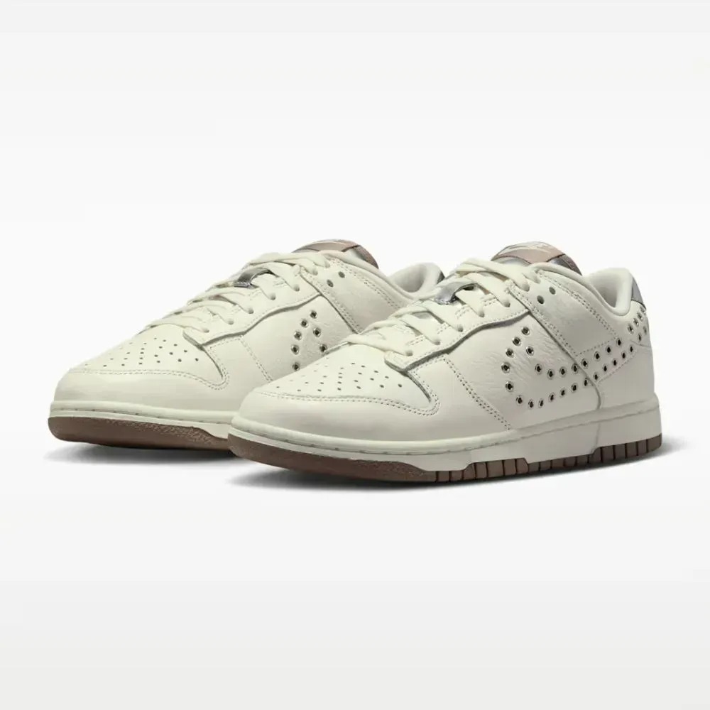 Nike Dunk Low Sail Mink Brown Metallic Silver — 34 / 35 / 35.5 / 36 / 37 / 38 / 39 / 39.5 / 40 / 41 / 42 / 42.5, Novo