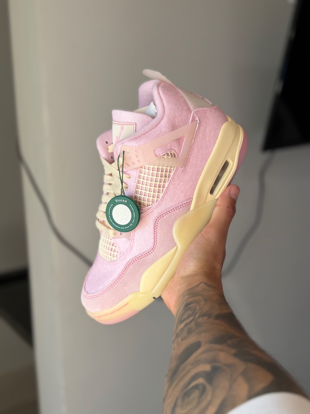 Air Jordan 4 Pearl Pink Iced Carmine Feminino — 41, Novo