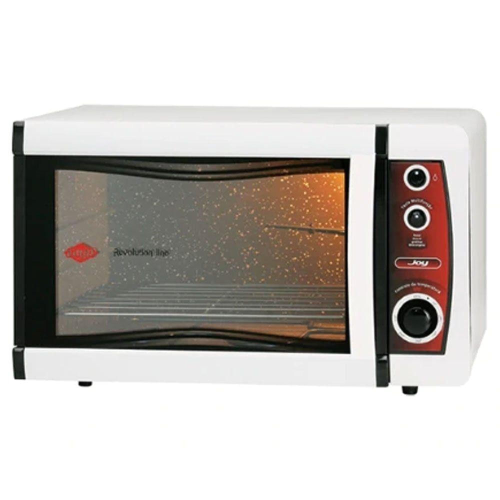 Forno Elétrico de Bancada Layr Joy 46L 1750W com Porta de Vidro Duplo Branco 110V