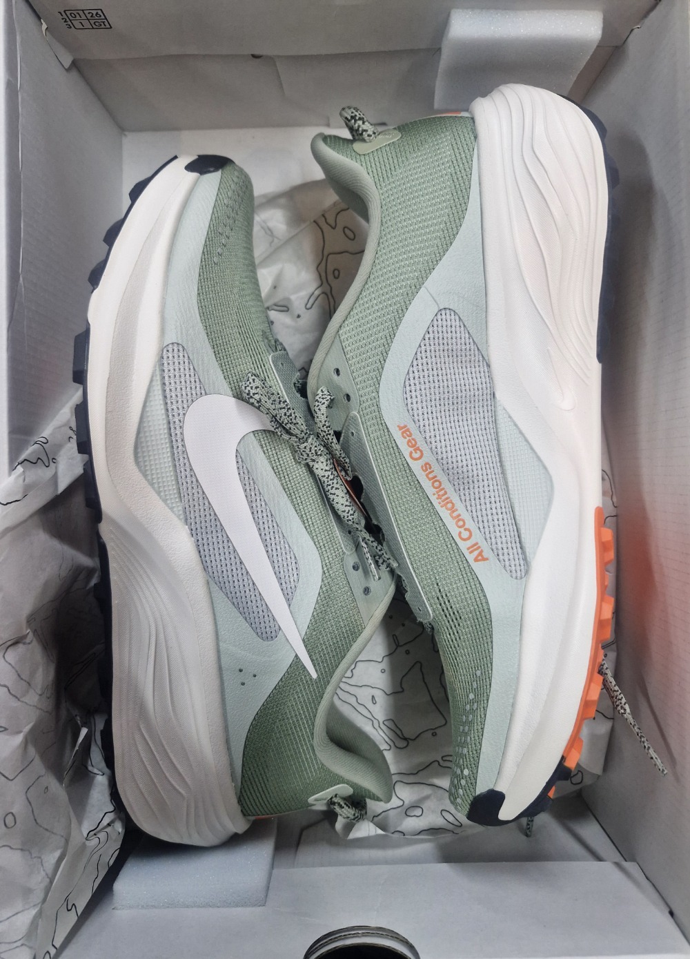 Nike ACG Pegasus Jade Horizon Light Silver — 40 / 40.5 / 41, Novo