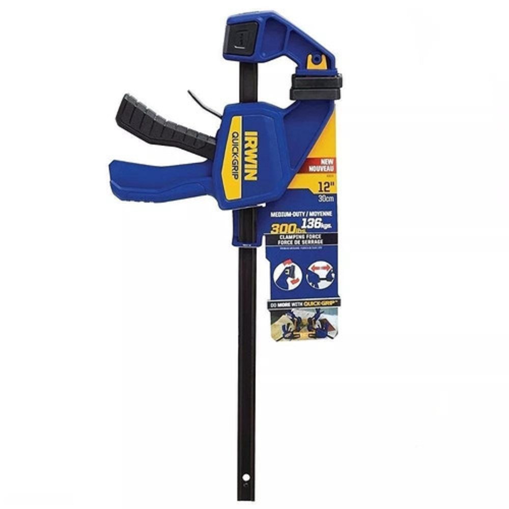 GRAMPO BARRA LISA 12 0300MM QUICK-GRIP (MEDIUM DUTY) IRWIN