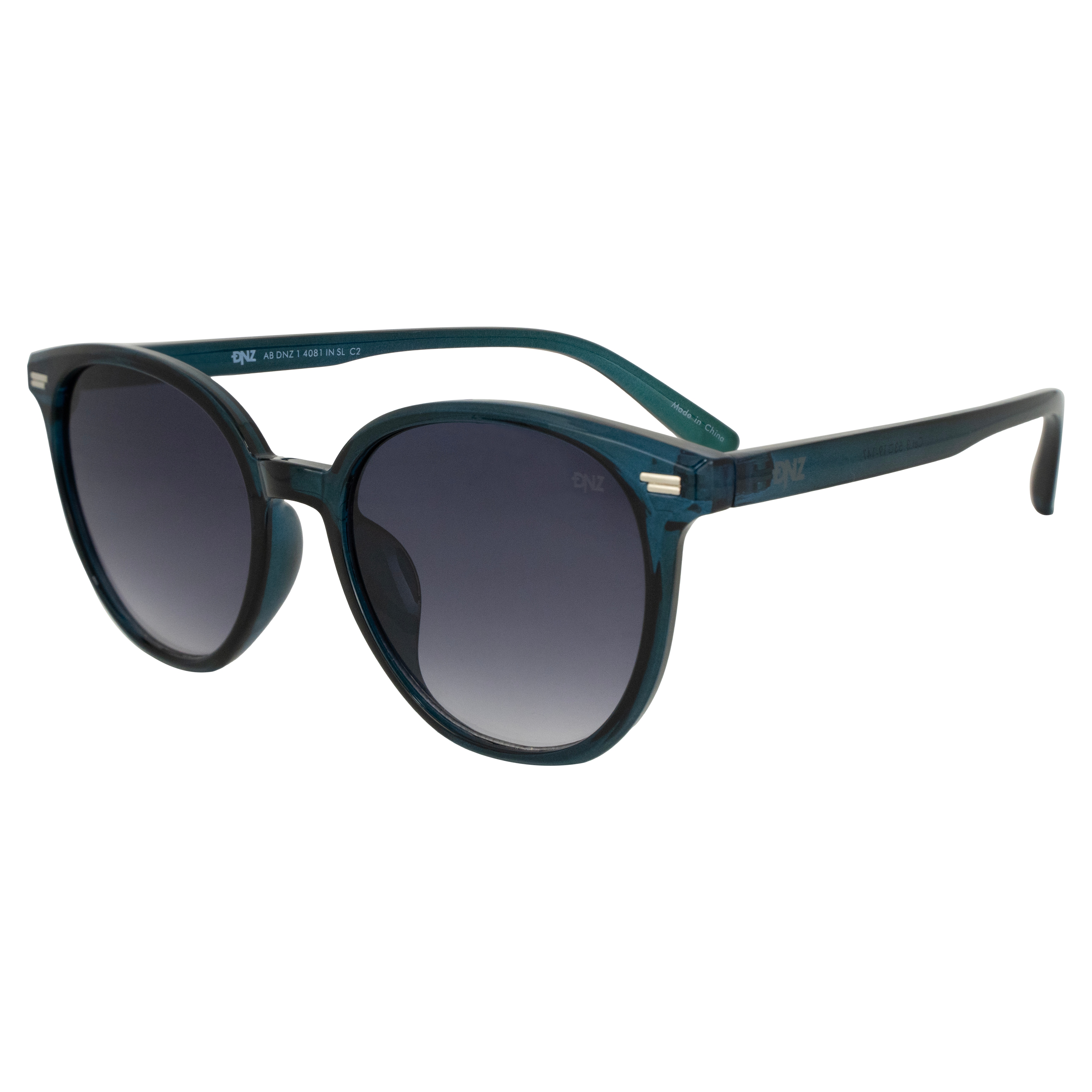 Óculos de Sol Feminino DNZ 1 4081 Azul Escuro Cristal Óculos de Sol Feminino DNZ 1 4081 A