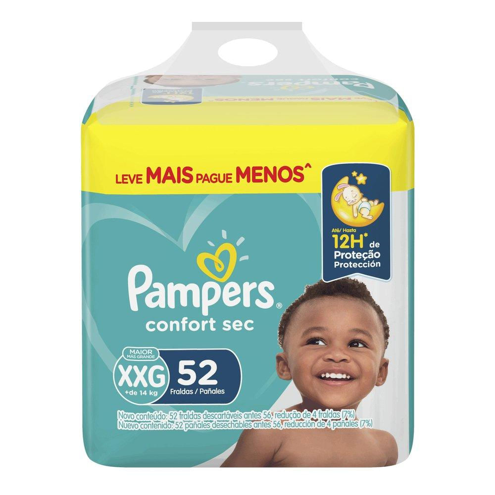 Foto 3 de Fralda Pampers Confort Sec Super XXG com 52un
