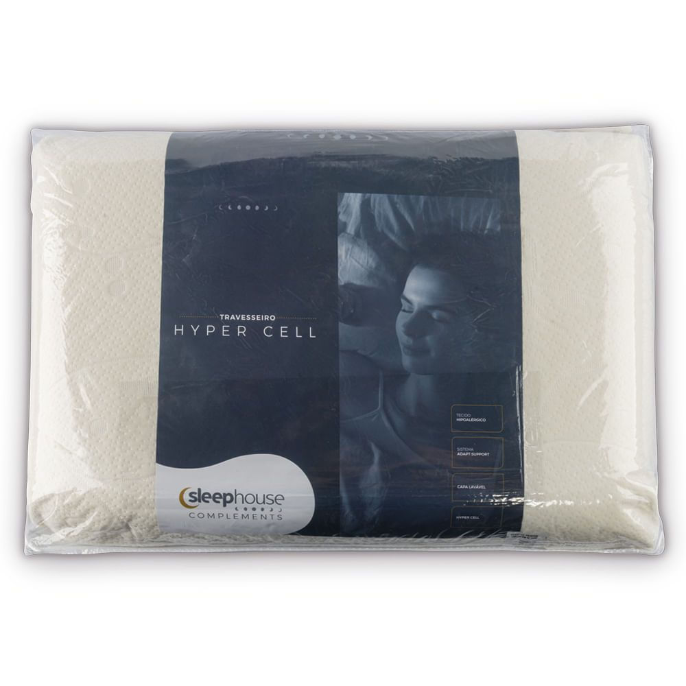 Travesseiro Hyper Cell 60x40x15 - Sleep Complements U