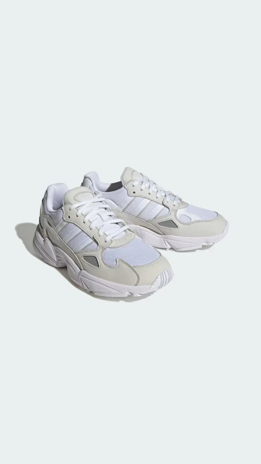 adidas Falcon Cloud White Grey One — 36 / 37 / 38 / 39 / 40, Novo