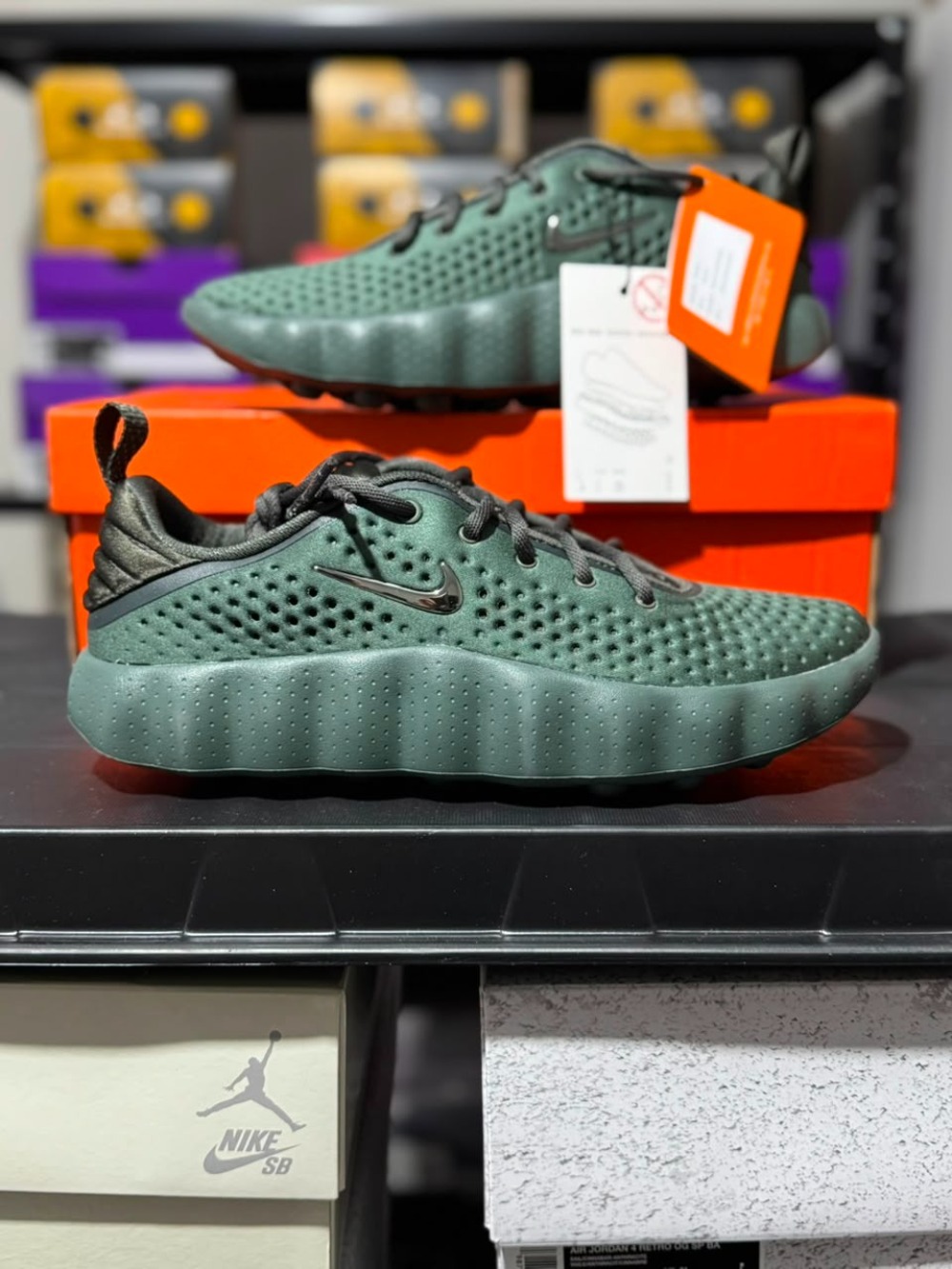 Nike Mind 002 Camo Green Phantom Newsprint — 41 / 42 / 44, Novo