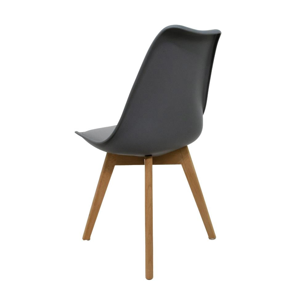 Foto 4 de Kit 2 Cadeiras para Sala de Jantar Saarinen Cinza