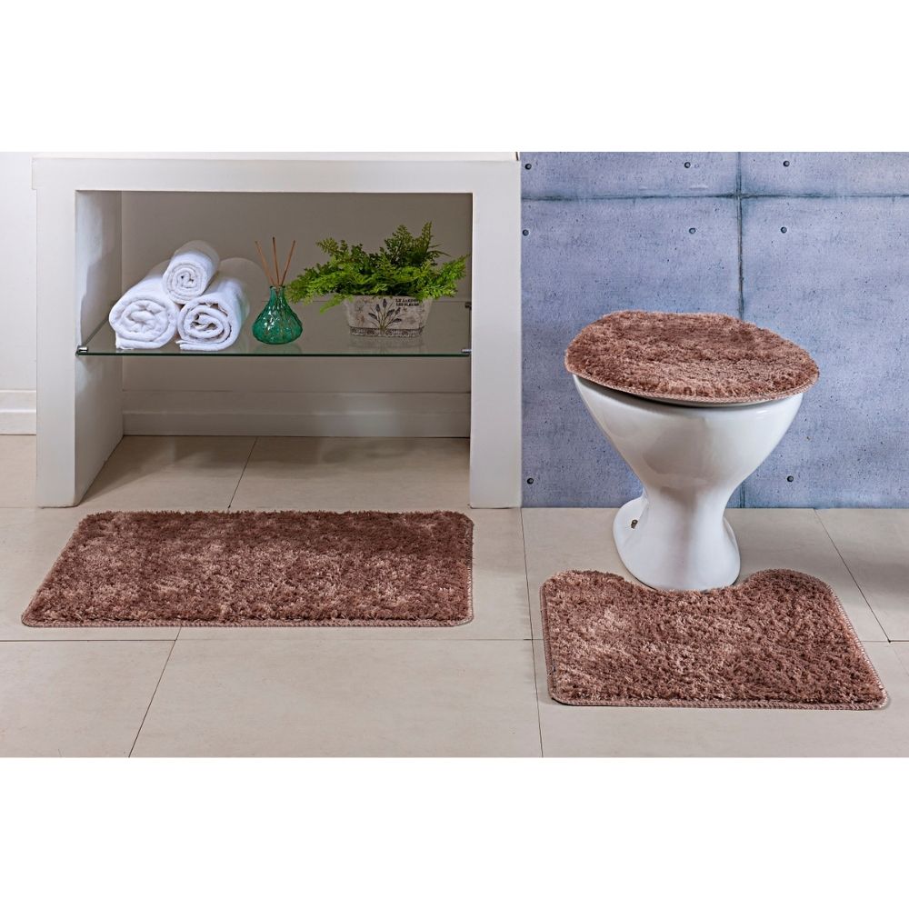 Kit Banho 3 Peças Classic Nude Oasis