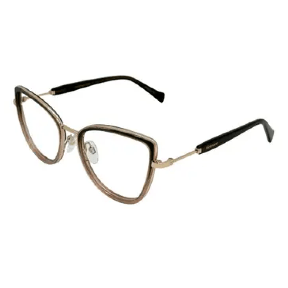 Armação de Óculos de Grau Ana Hickmann Camelia 4 Feminino Gatinho Metal Rosé
