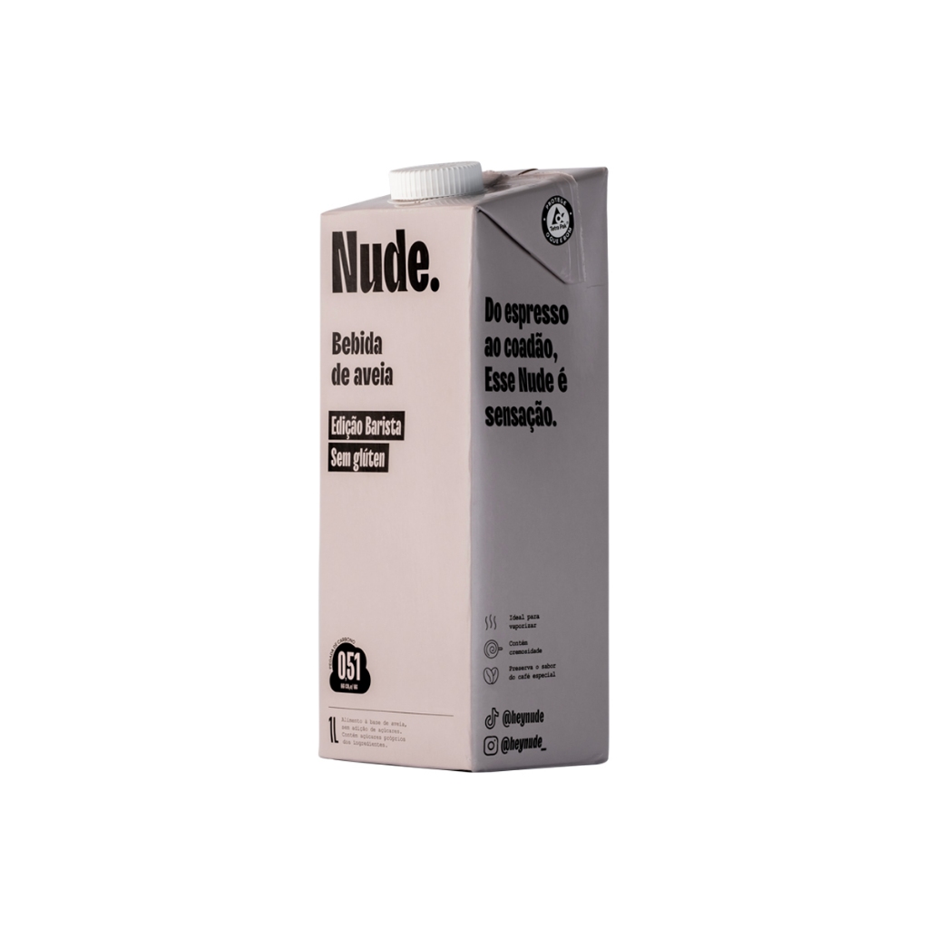 Nude Leite de Aveia Barista 1L