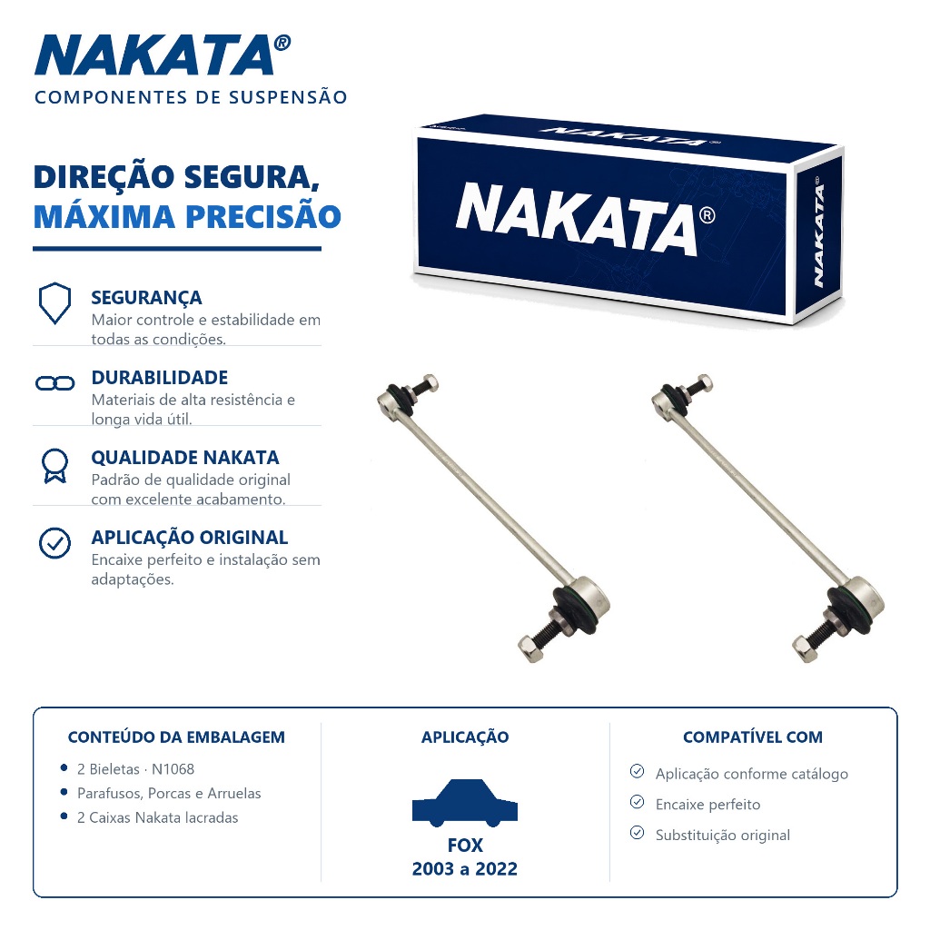Par Bieleta FOX 2003 a 2022 Nakata