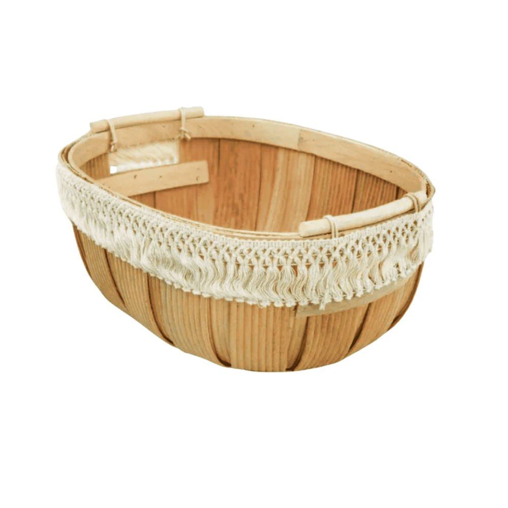 Cesto Paperwood Oval 35X25x15cm - Yoi