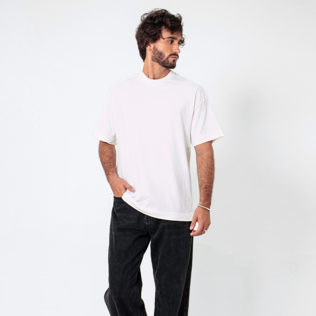 Camiseta Oversized Básica 100% Algodão Fio 30.1 – BRUNX