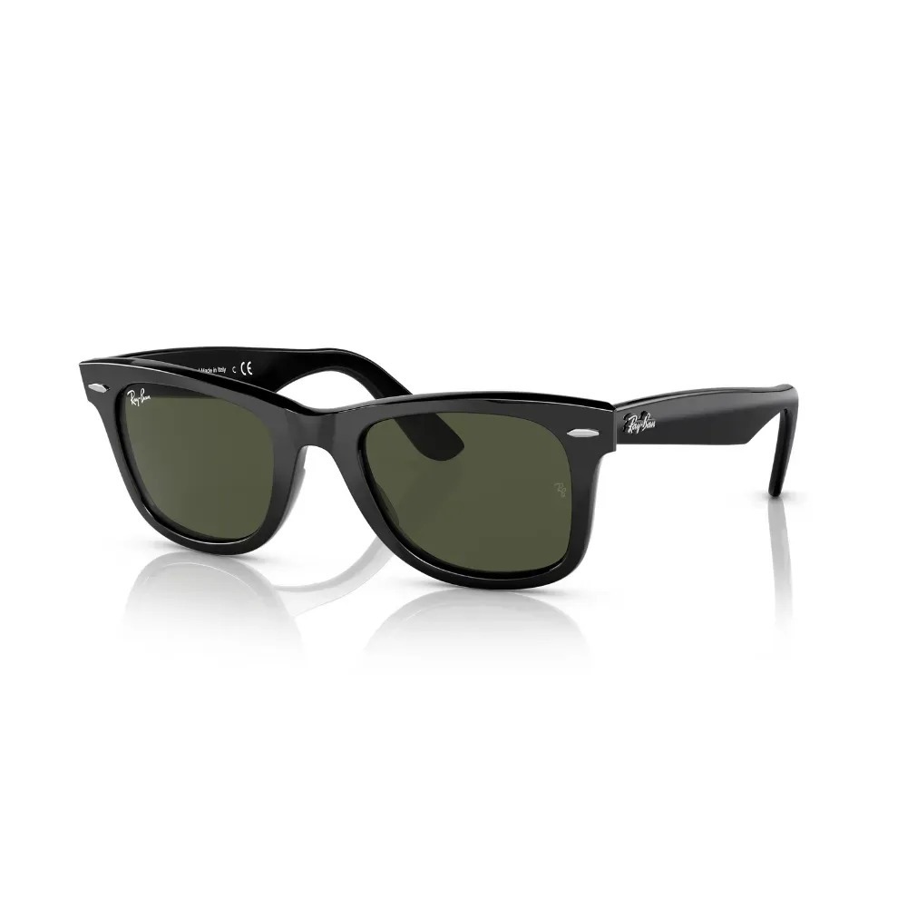 Óculos Ray-Ban Wayfarer Bio-Based Black Green — Único, Novo