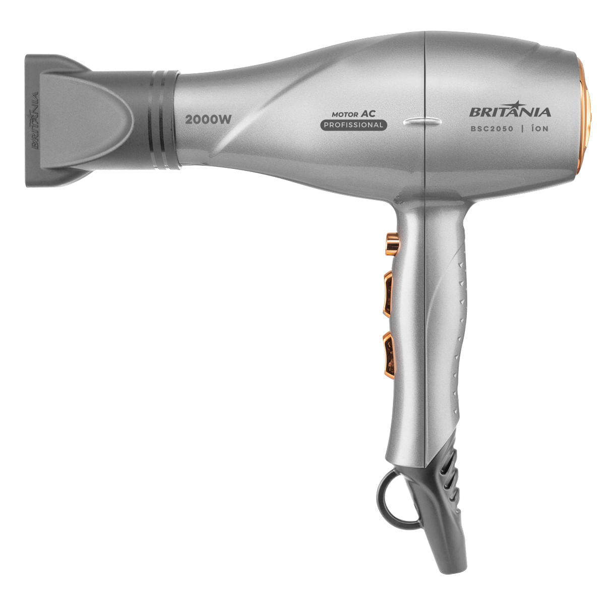 Secador de Cabelos Britânia BSC2050 Motor Profissional 2000W 110