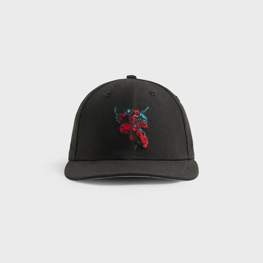 Marvel x Kith Boné New Era Deadpool Low Profile 59FIFTY Fitted Black — 8, Novo
