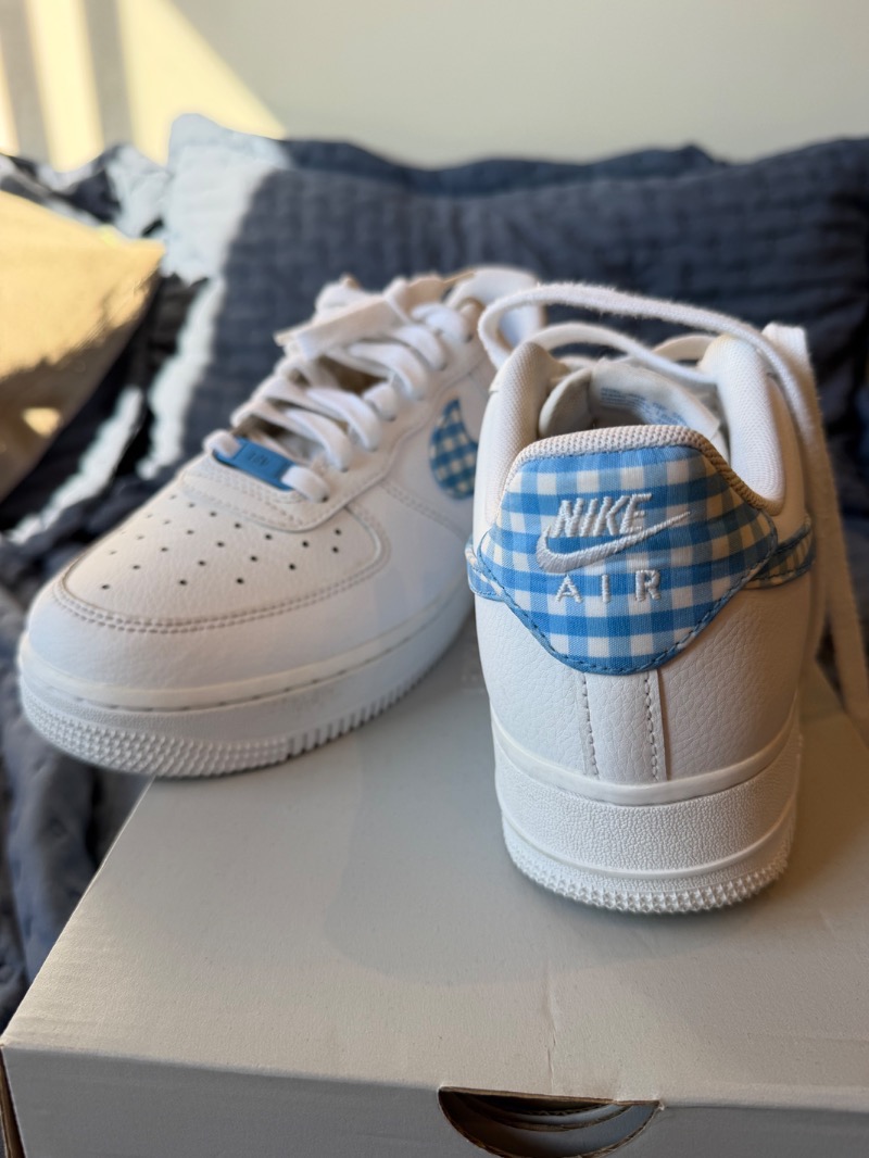 Foto 4 de Nike Air Force 1 Low Blue Gingham — 38 / 39, Usado
