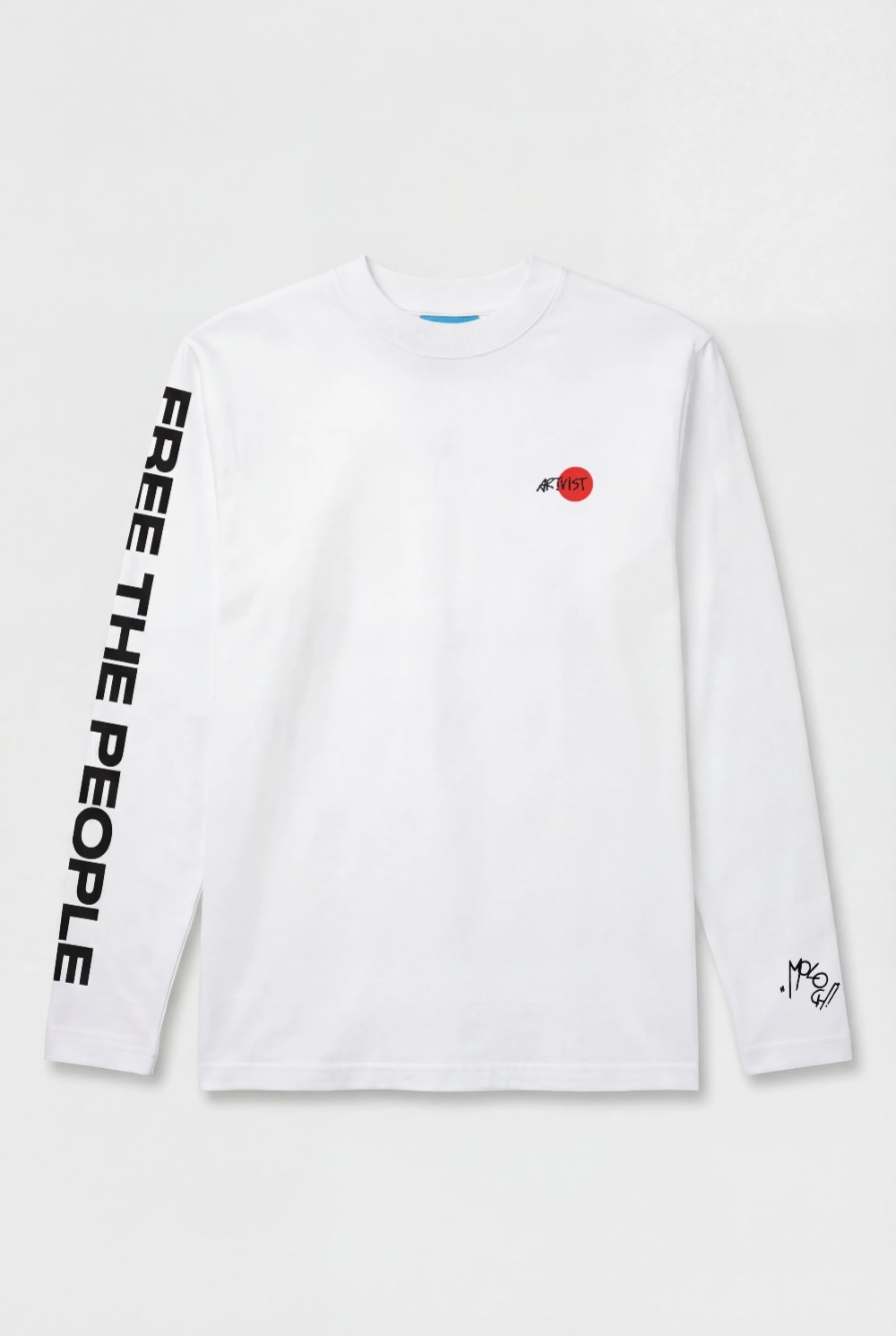 Camiseta Artvist Free The People Long Sleeve Off White — G / XG, Novo