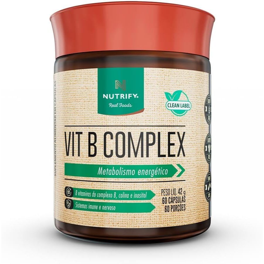 Vitamina Vit B Complex Nutrify 60 Cápsulas