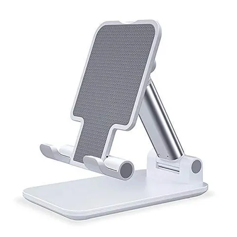 Suporte Ajustável para Celular e Tablet Branco