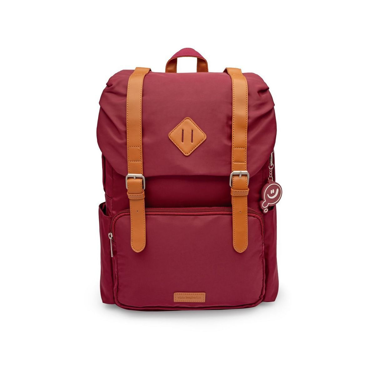 Mochila Laptop Todo Dia Bordô e Caramelo Único
