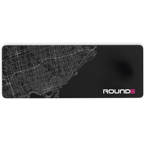 MousePad Gamer Round5 Slide Toronto, Extra Grande, 900x400mm, Preto