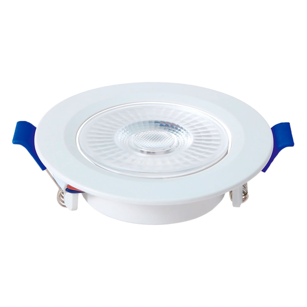 Spot LED Embutir Redondo Branco 3W Bivolt 3000K - Blumenau