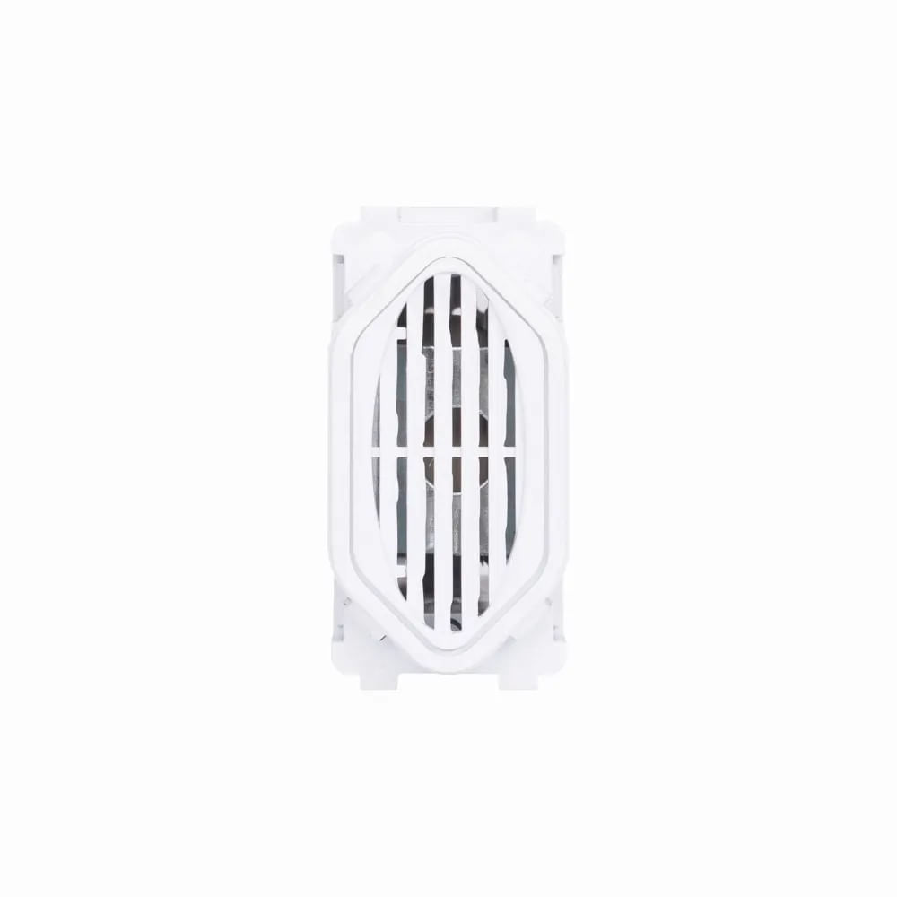 Módulo 1 Campainha Cigarra Bivolt Branco Novara Dicompel