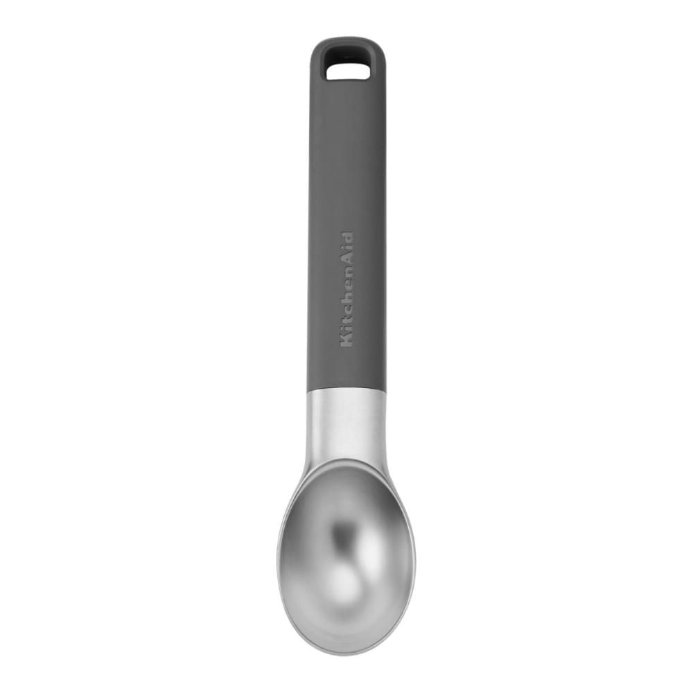 Colher Concha Sorvete Açai Sobremesa Zinco Cinza KitchenAid
