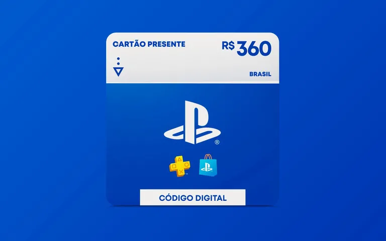 Cartão Presente PlayStation Store R$360