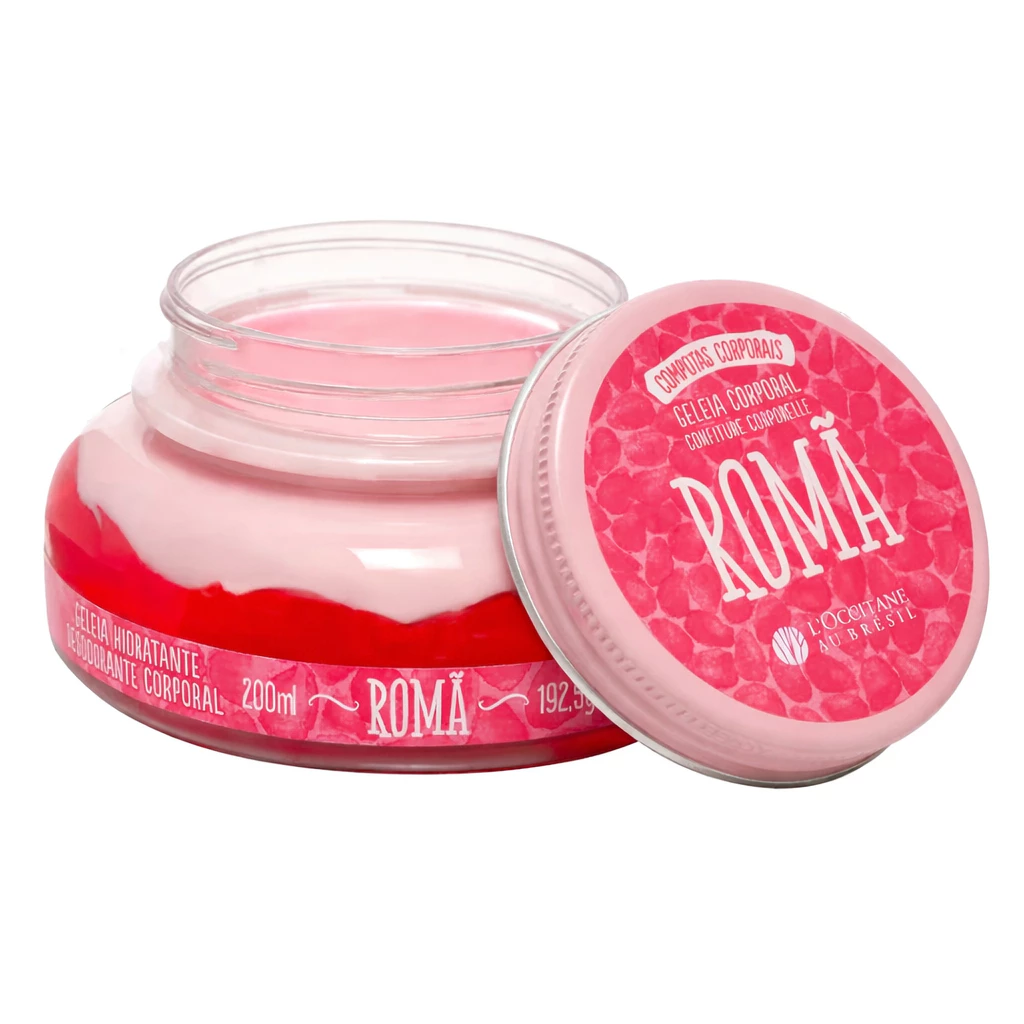 Geleia Hidratante Desodorante Corporal Romã 200ml