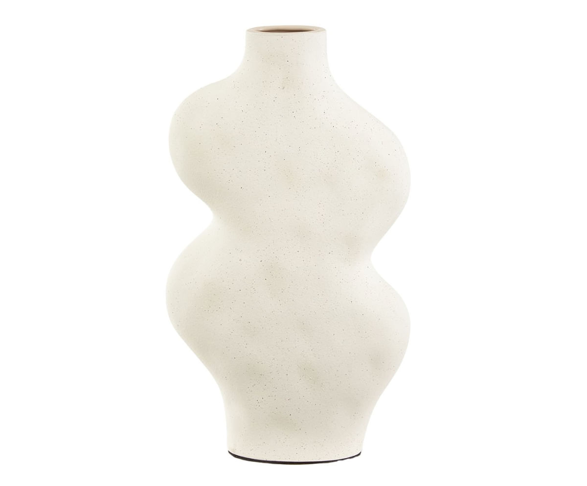 Vaso em Cerâmica Décent Menor Off White Off White