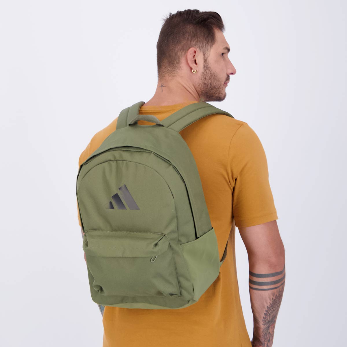 Mochila Adidas Clássica Bars Verde