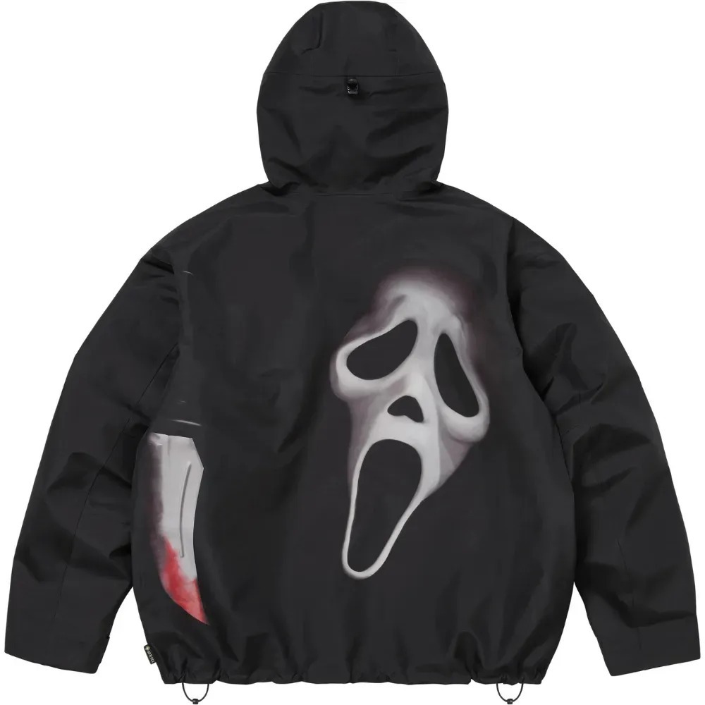 Ghostface x Supreme Jaqueta Gore-Tex Shell Black SS26-W5 — XG, Novo