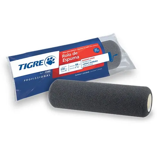 ROLO ESPUMA 1340-230 CINZA TIGRE