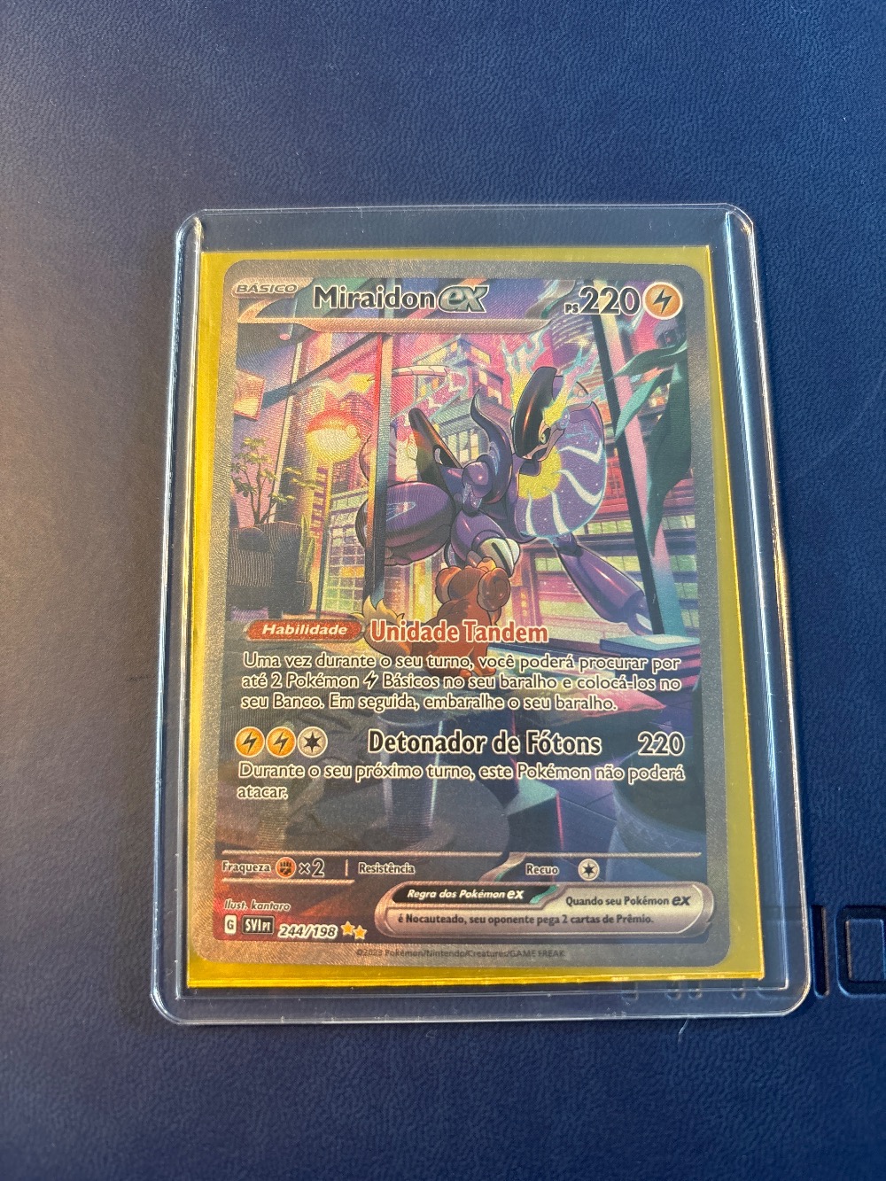 Miraidon ex (244/198) – Pokémon TCG – Escarlate e Violeta — Near Mint, Novo