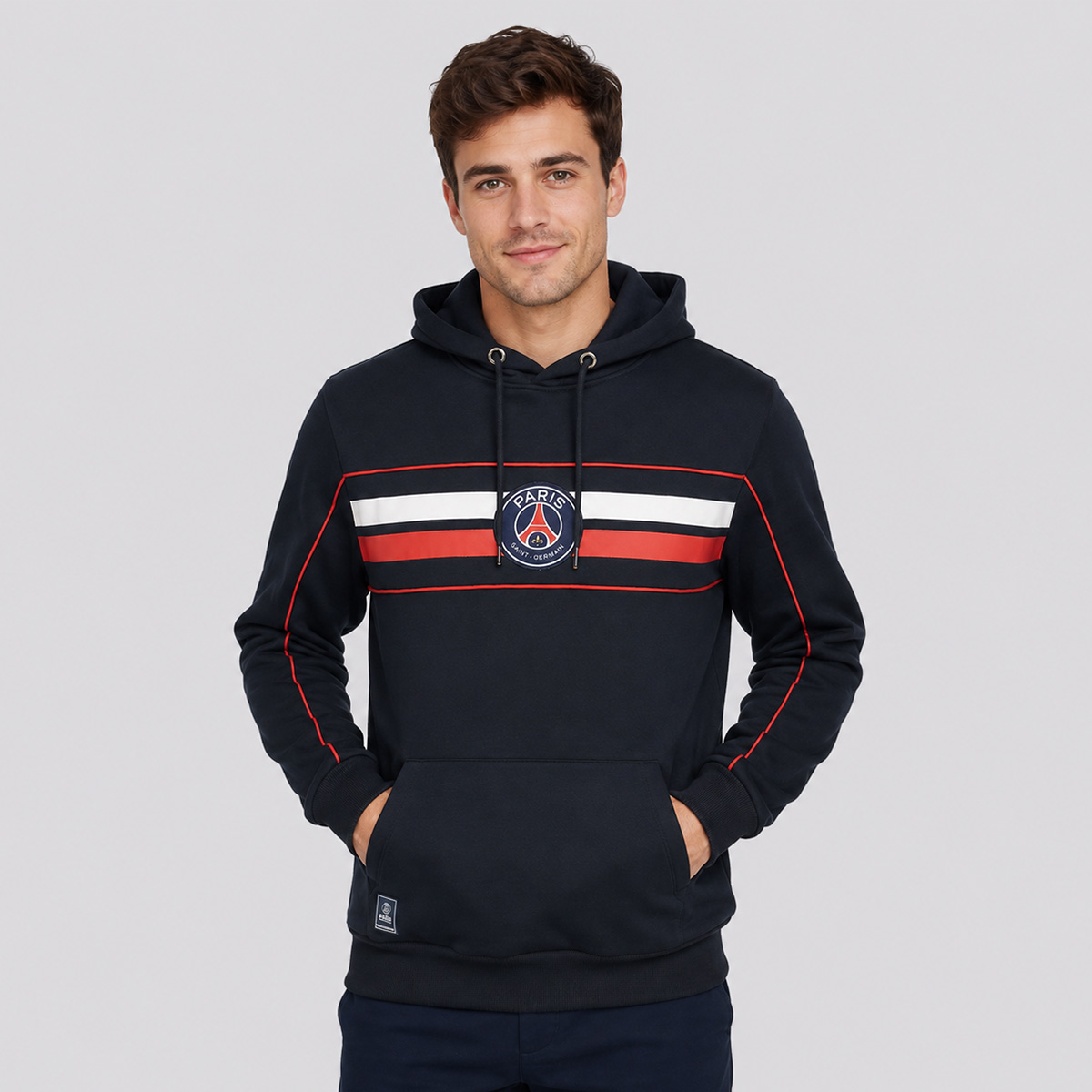 Moletom PSG Canguru Azul Marinho