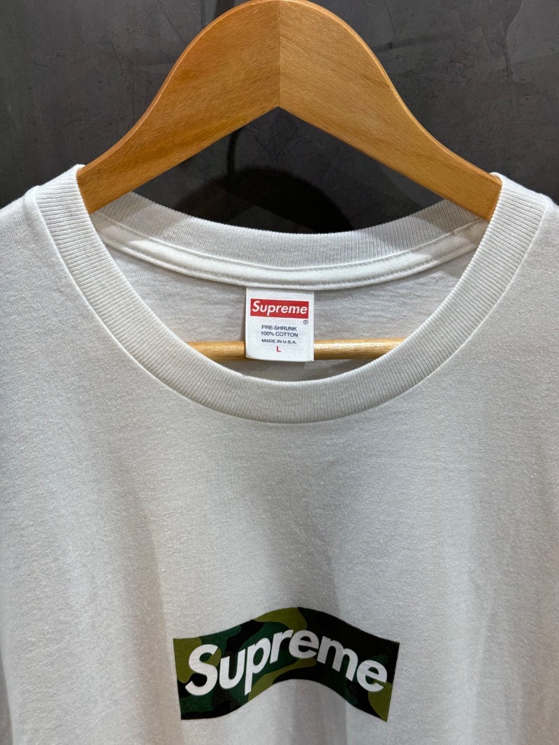Foto 2 de Camiseta Supreme Box Logo White — P, Novo