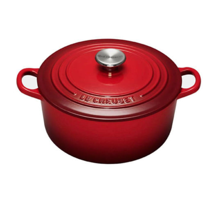 Panela Redonda Signature 24 cm Vermelho Le Creuset