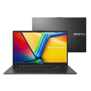 Notebook Asus Vivobook Go 15, Amd Ryzen 5 7520u, 8gb, 256gb Ssd, Keeposlinux, Tela 15,6" Fhd, Mixed Black - E1504fa-nj731