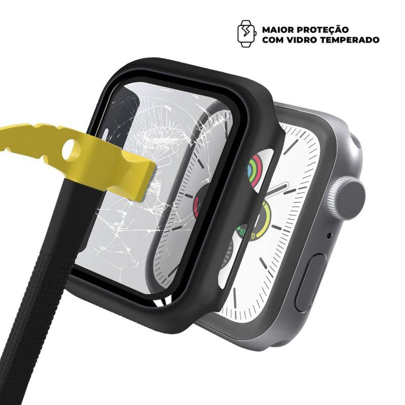 Foto 4 de Case para Apple Watch 44MM + Pulseira para Apple Watch Ballistic - Gshield