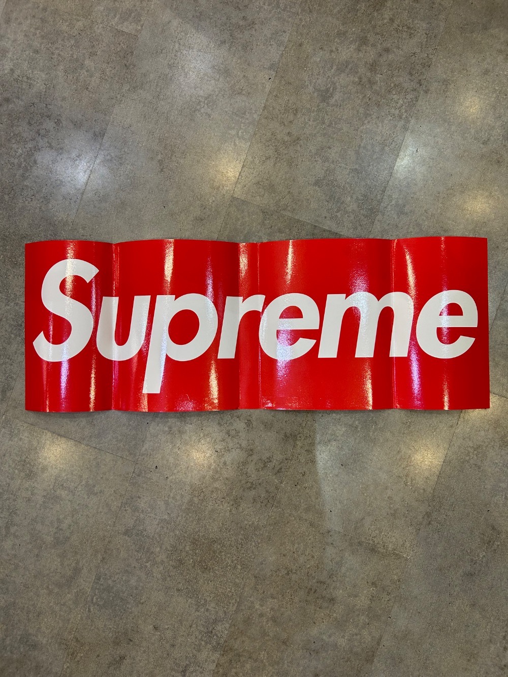 Poster Supreme Box Logo Dupla — Único, Novo