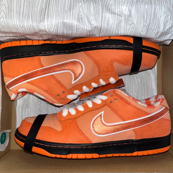 Concepts x Nike SB Dunk Low Orange Lobster — 42, Novo