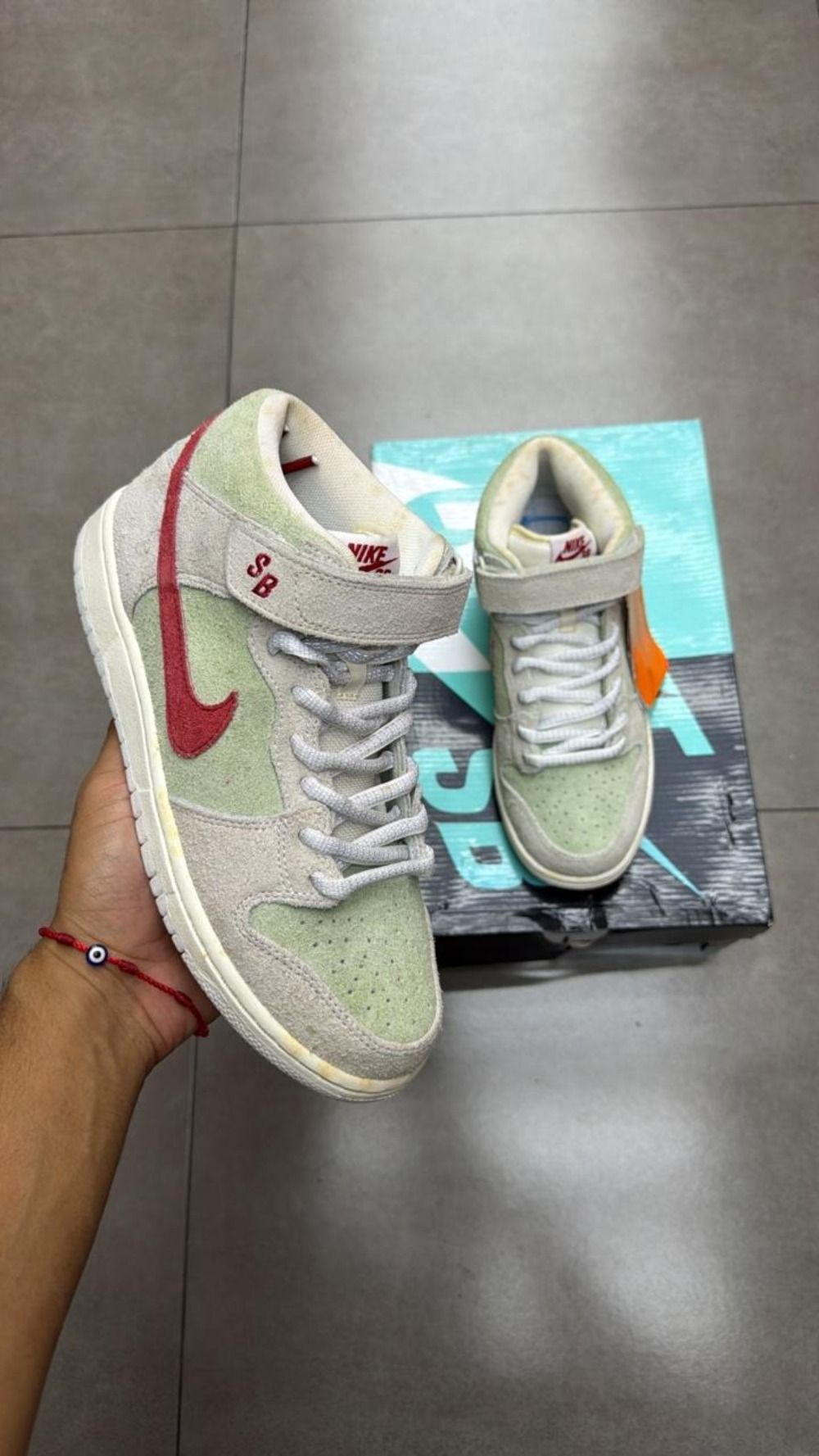 Nike SB Dunk Mid White Widow — 39, Novo