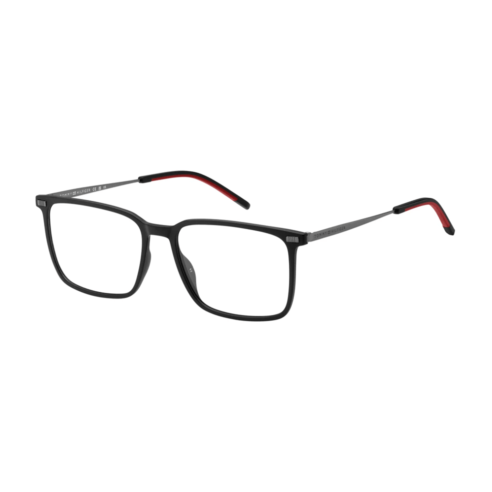Armação para Óculos de Grau Masculina Tommy Hilfiger TH 2019 Preto fosco