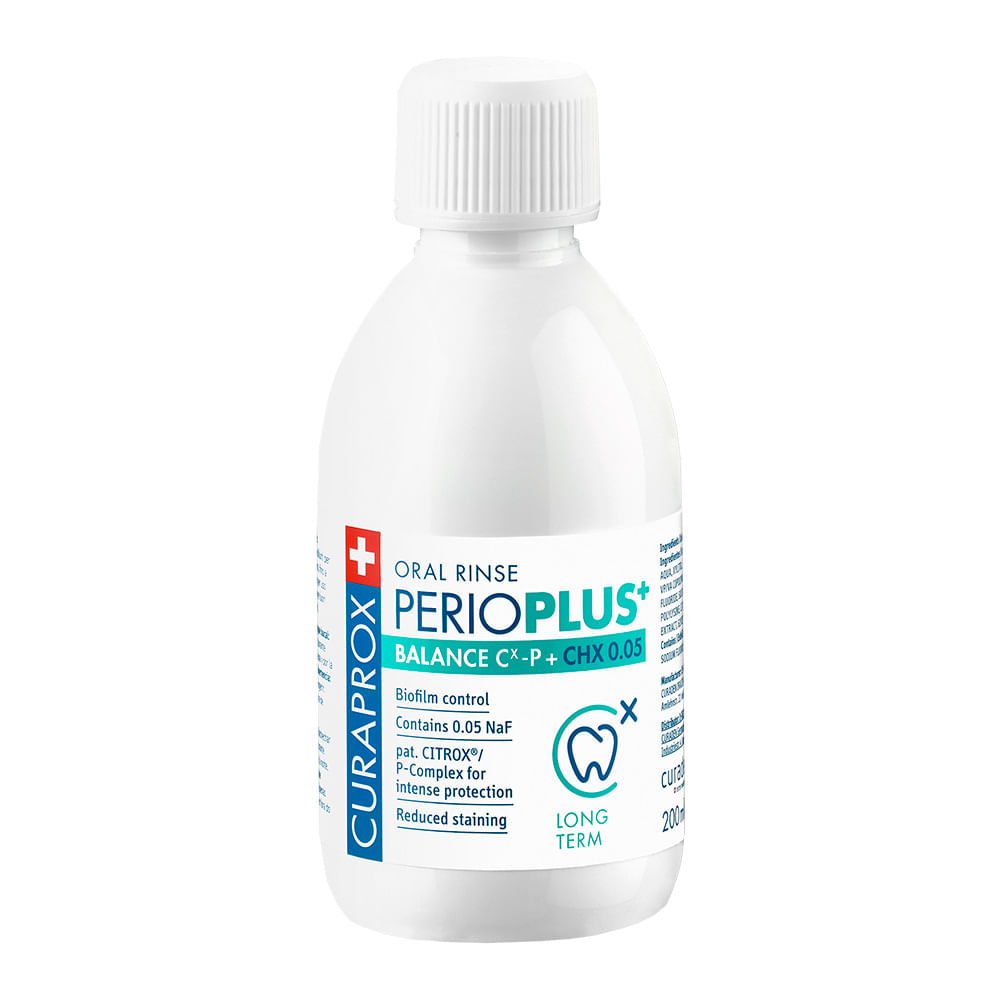 Enxaguante Bucal Curaprox Perio Plus+ Balance — 200ml