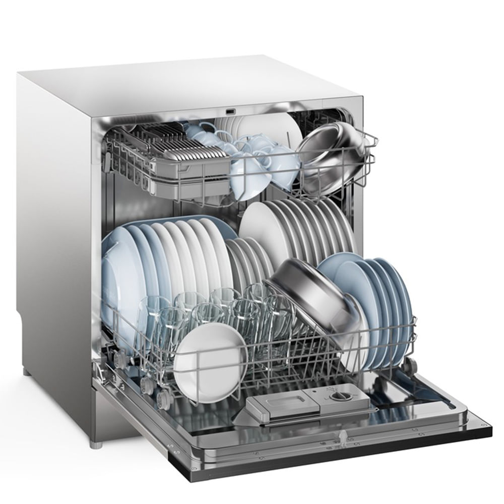 Foto 4 de Lava-Louça Electrolux Inox com 8 Serviços, 8 Programas de Lavagem - LS08E