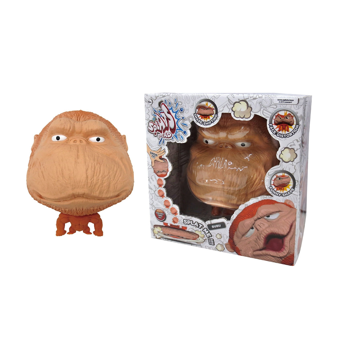 Splats Head - Boneco Maxi De 17Cm - Bubu